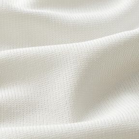 Baumwoll-Strickstoff – wollweiss, 
