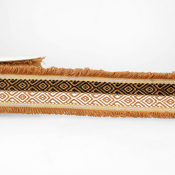 Jacquardborte Ethno – braun, image number 2