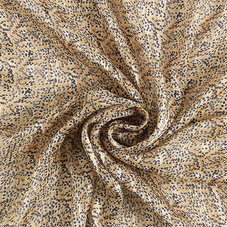 Chiffon Satin & Glanz-Streifen Reiszweige – wollweiss,  image number 3