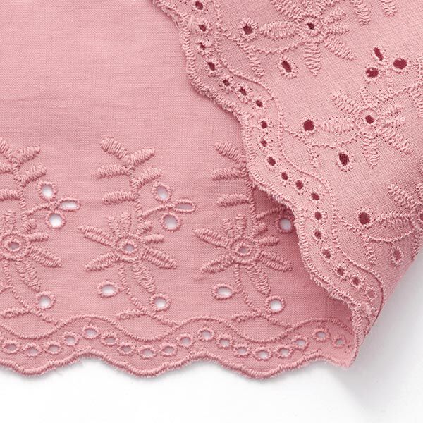 Feston Spitzenband Blumen [ 9 cm ] – rosa,  image number 2