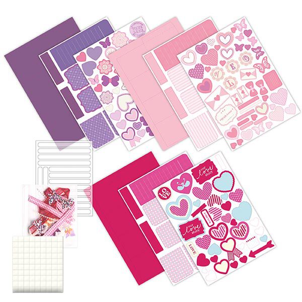 Pop-Up-Boxen-Set Liebe [ 3Stück ] – pink/rosa,  image number 2