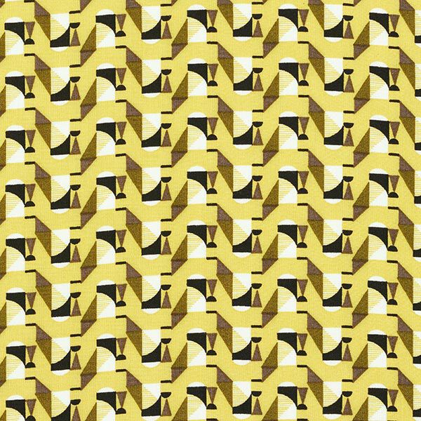 Viskosestoff Retromosaik – gelb, image number 1