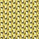 Viskosestoff Retromosaik – gelb,  thumbnail number 1