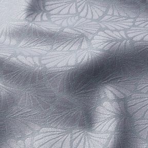 Beschichtete Baumwolle Mini-Fächer – schiefergrau | Reststück 70cm, 