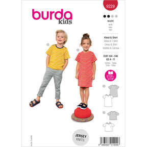 Kleid / Shirt | Burda 9229 | 104-146, 