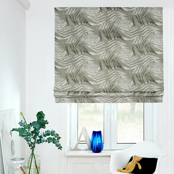 Verdunkelungsstoff Farn – khaki | Reststück 100cm