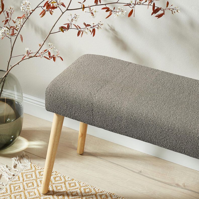 Polsterstoff Schaffelloptik – taupe,  image number 7
