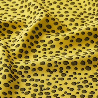 Viskosestoff Gepardenprint – gelb, 