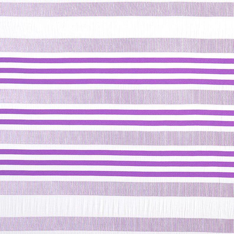 Viskosejersey gecrashed – weiss/lila,  image number 1