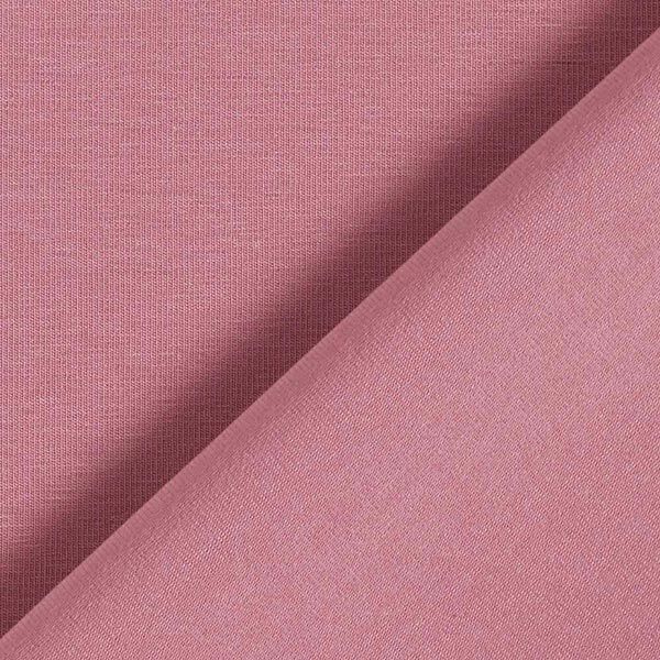 Baumwolljersey Medium Uni – dunkles altrosa,  image number 5