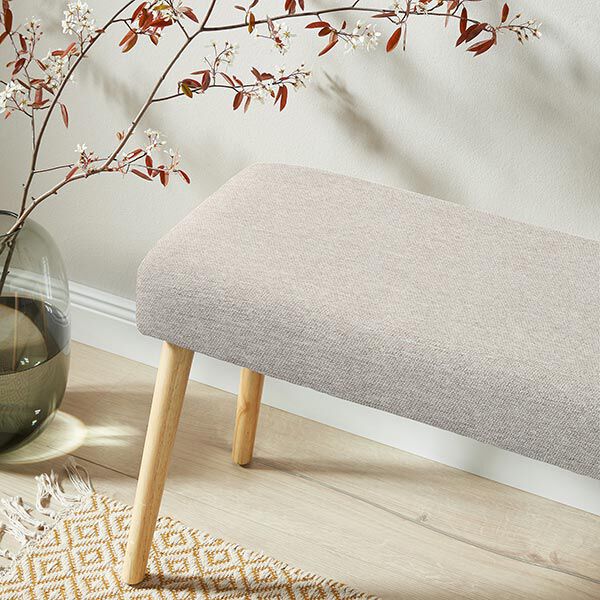Polsterstoff Melange Gemma – natur | Reststück 50cm