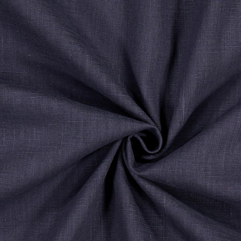 Leinenstoff Ramie-Mix medium – nachtblau,  image number 1