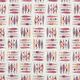 Dekostoff Canvas Sardinen – rot/natur,  thumbnail number 1