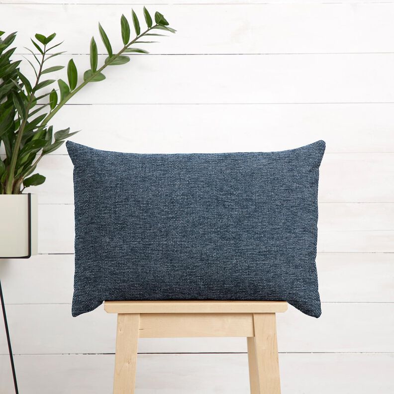 Polsterstoff Chenille Melange – blau/silbergrau, image number 7