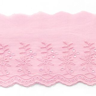 Feston Spitzenband Blumen [ 9 cm ] – hellrosa, 