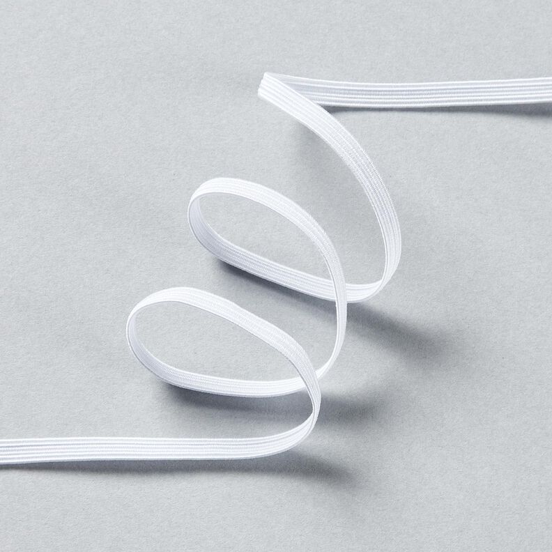 Gummiband [10 m | 5 mm] – weiss,  image number 2