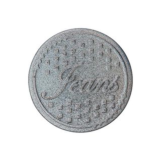 Jeanspatentknopf [ 20 mm ] – grau, 