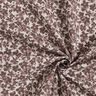Baumwollpopeline Blumenmeer – taupe/braun,  thumbnail number 3
