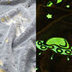 Kuschelfleece Glow in the Dark Weltall – nachtblau/creme,  thumbnail number 3