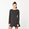 Leichter French Terry Uni – steingrau,  thumbnail number 4