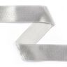 Satinband Doubleface - silber,  thumbnail number 1