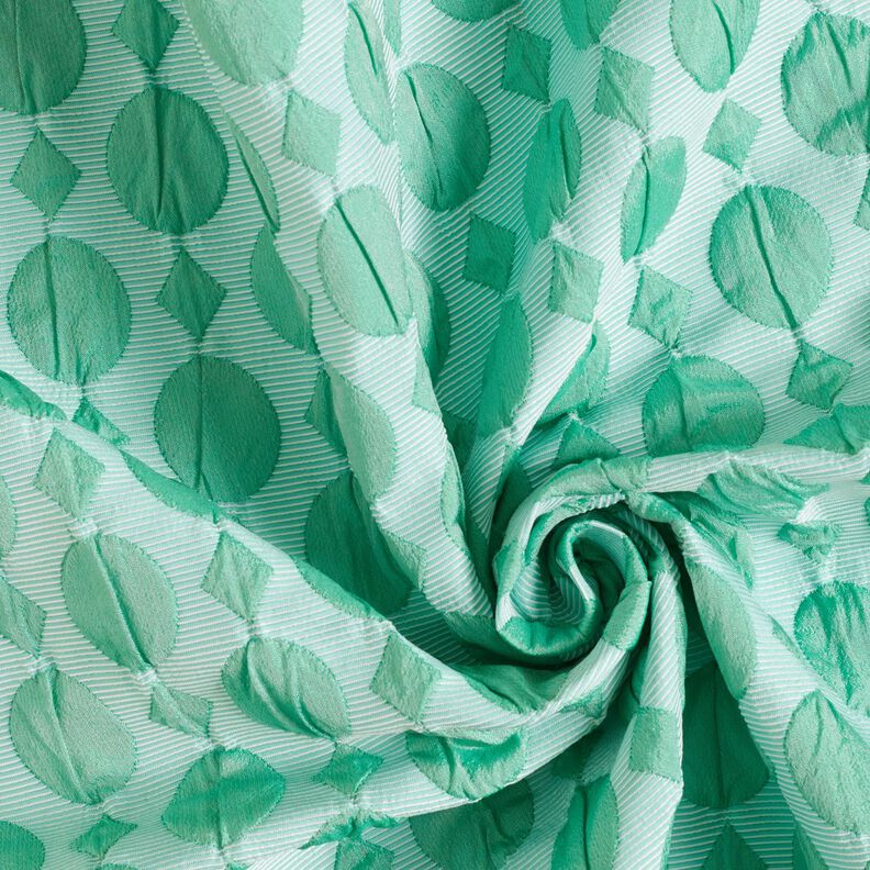 Cloqué Punkte und Rauten – salbei/eisblau,  image number 3