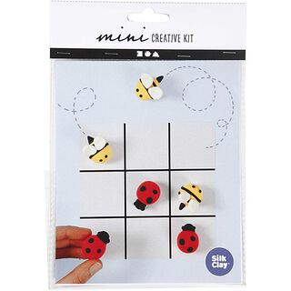 Mini Kreativ-Set Modellieren - Tic Tac Toe, 