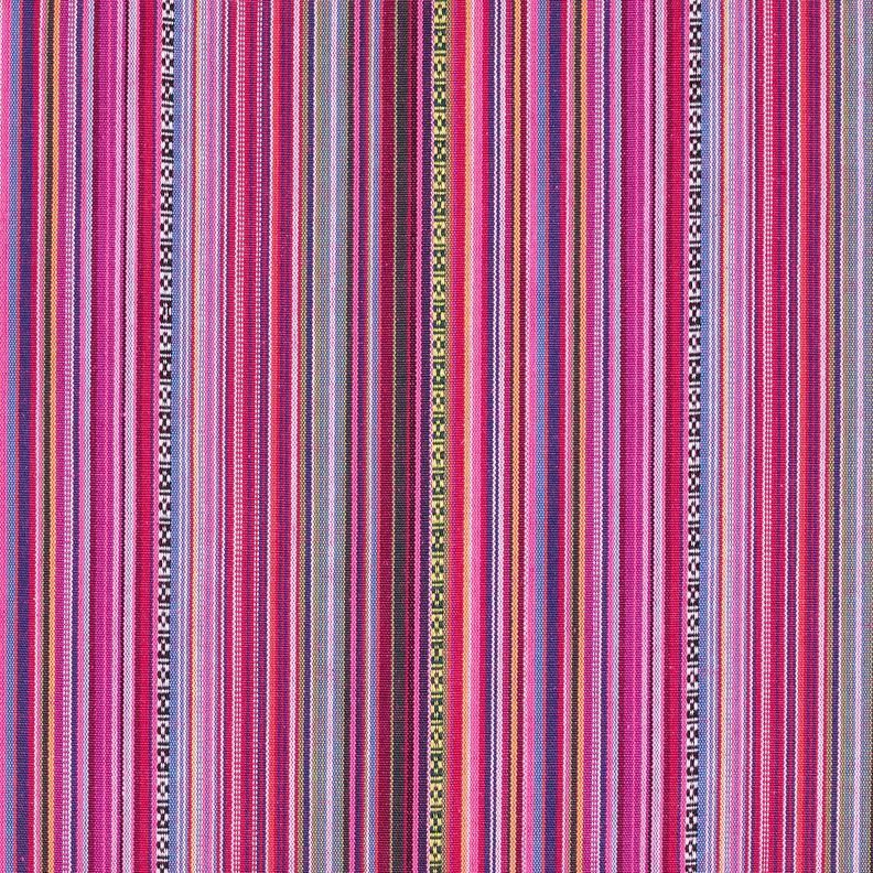 Dekostoff Jacquard feine Streifen – purpur/beere, image number 1