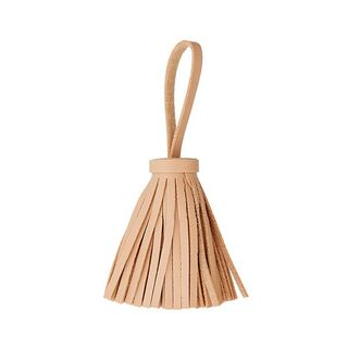 Quaste Lederimitat [60mm] – beige, 
