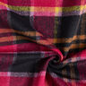 Mantelstoff bunte Karos – schwarz/beere,  thumbnail number 3
