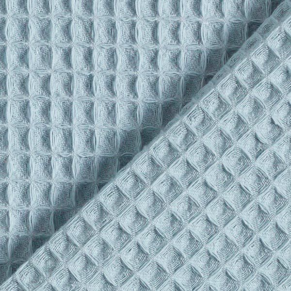 Waffelpiqué – hellblau | Reststück 100cm