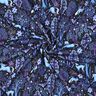 French Terry Sommersweat Märchenwald Digitaldruck | Poppy Fabrics – schwarzblau/rotlila,  thumbnail number 3