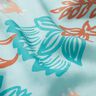 Viskose Voile Blumen Tiffany – helltürkis,  thumbnail number 6