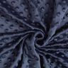 Kuschelfleece geprägte Punkte – marineblau,  thumbnail number 3