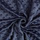 Kuschelfleece geprägte Punkte – marineblau – Muster,  thumbnail number 3