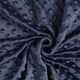 Kuschelfleece geprägte Punkte – marineblau,  thumbnail number 3