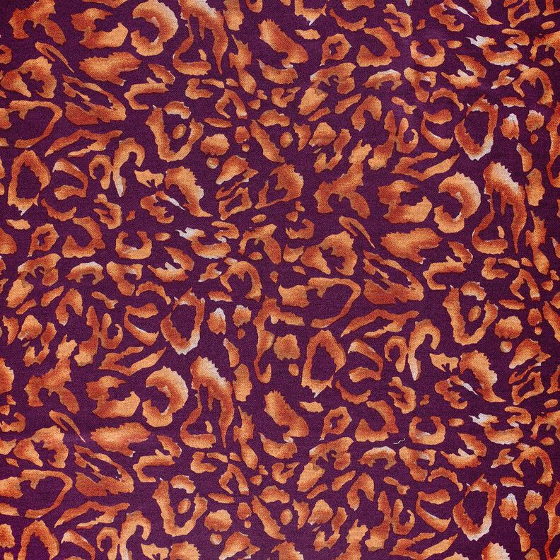 Romanit Jersey Leomuster – aubergine/terracotta, image number 1