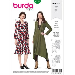 Kleid | Burda 6176 | 34-44, 