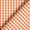 Seersucker Baumwolle gewebtes Karo – terracotta/hellbeige,  thumbnail number 4