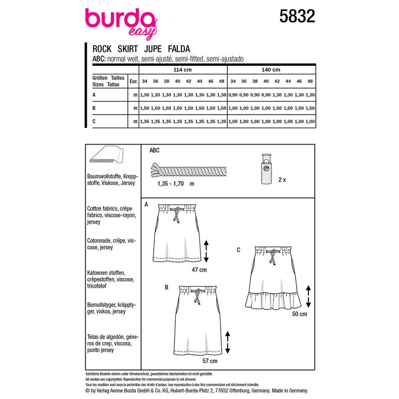 Rock | Burda 5832 | 34-48,  image number 12