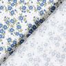 Baumwollpopeline Blümchenmeer – jeansblau/weiss,  thumbnail number 4