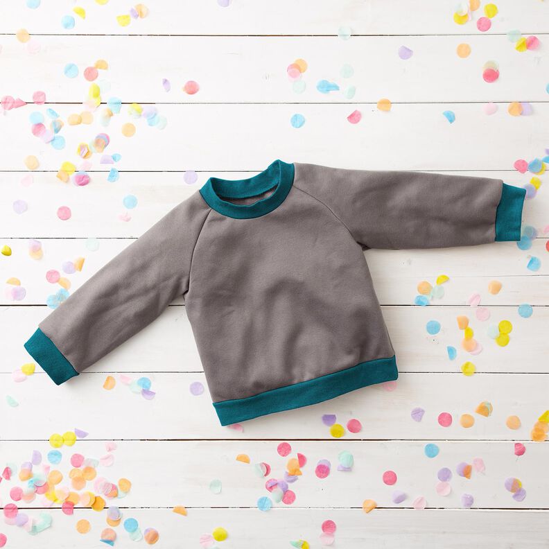 2x2 Bündchen Uni – petrol,  image number 7