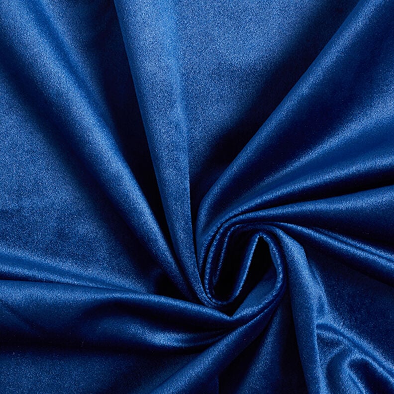 Dekostoff Samt – marineblau,  image number 1