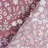 Beschichtete Baumwolle bunte Blumenwiese – dunkelaltrosa/weiss,  thumbnail number 5
