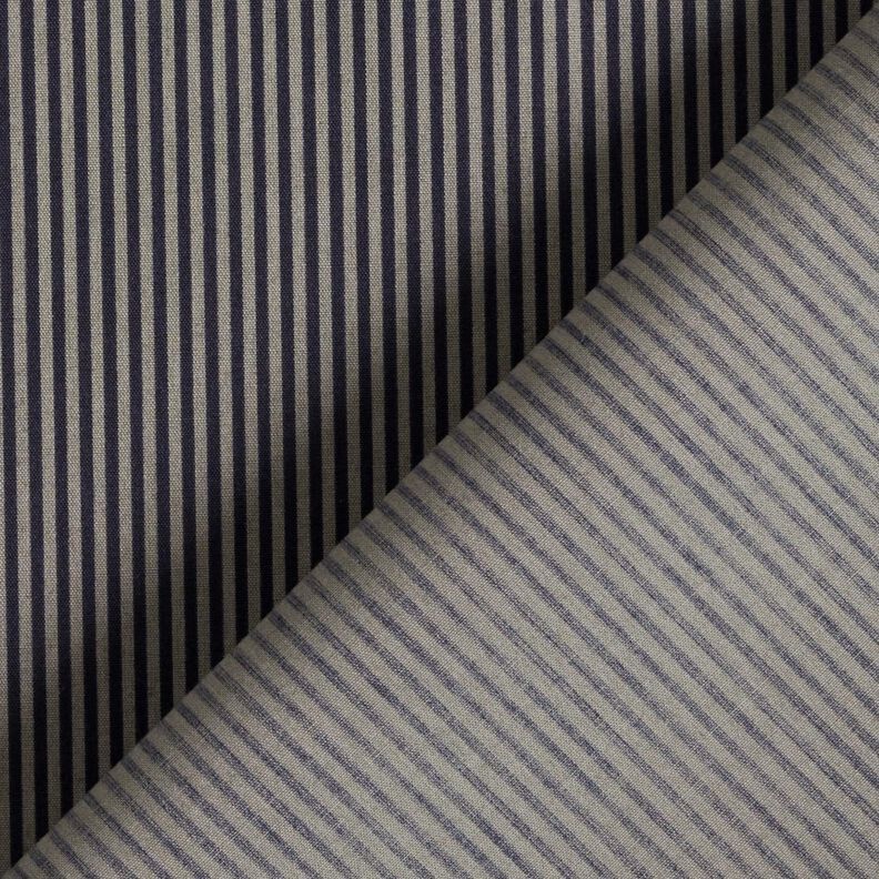 Hemdenstoff Längsstreifen – schwarz/grau, image number 4