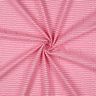 Baumwollstoff Jacquard Karo und Herzchen – pink/weiss,  thumbnail number 3