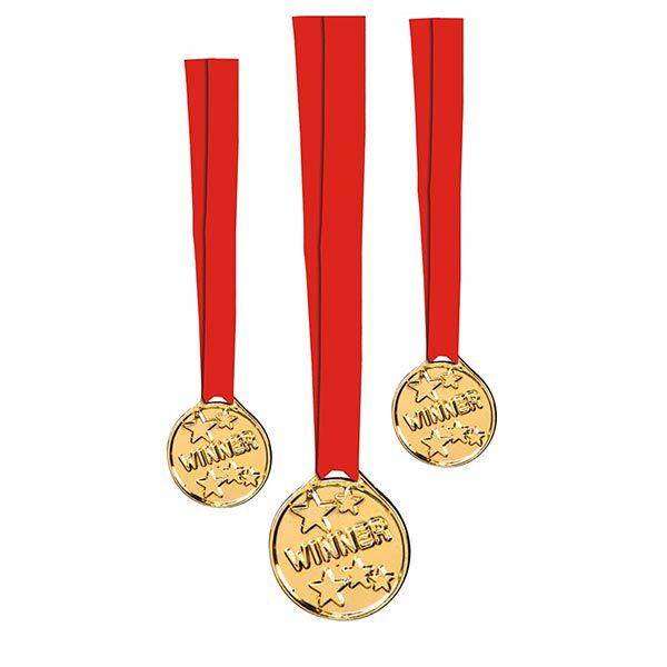 Medaillen für Kindergeburtstag [6 Stk.],  image number 1