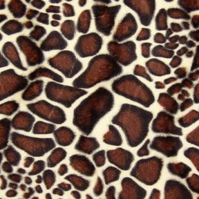 Tierfellimitat Giraffe – braun, 