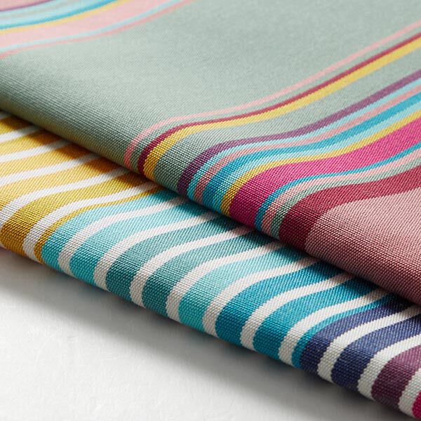 Outdoorstoff Canvas bunte Streifen – dunkles altrosa,  image number 7