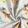 Alpenfleece romantisches Reh – silbergrau/natur,  thumbnail number 3